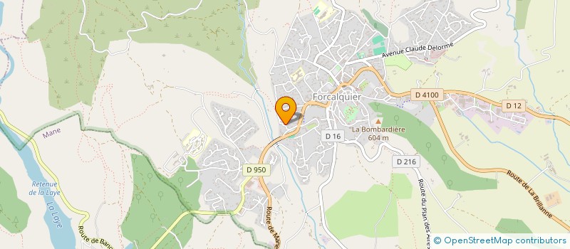 localisation de l'entreprise LE GRAND CYPRES à FORCALQUIER