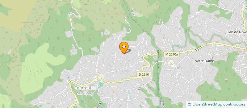 localisation de l'entreprise LE GRAND CYPRES à TOURRETTES-SUR-LOUP
