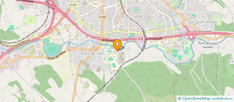 localisation de l'entreprise LE GRAND DIGITAL à AIX-EN-PROVENCE