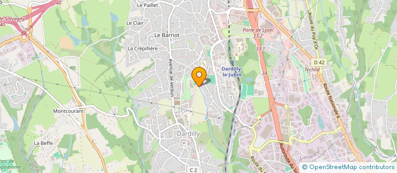 localisation de l'entreprise LE GRAND DOMAINE  DARDILLY