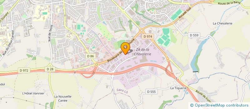 localisation de l'entreprise LE GRAND DUC  SAINT-LO