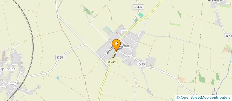 localisation de l'entreprise LE GRAND ENCLOS  EFFIAT