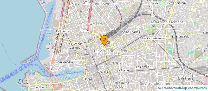 localisation de l'entreprise LE GRAND ESCALIER à MARSEILLE