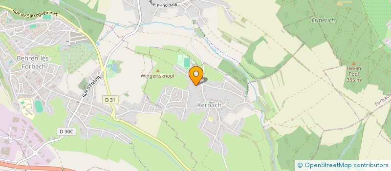 localisation de l'entreprise LE GRAND EST  KERBACH