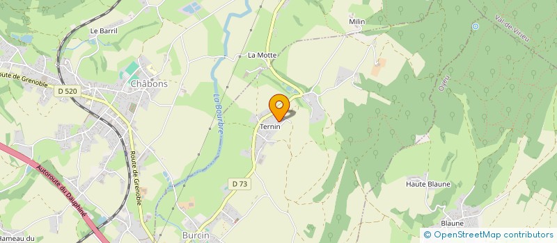 localisation de l'entreprise LE GRAND FENU  BURCIN