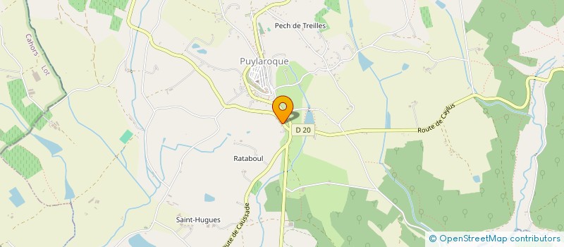 localisation de l'entreprise LE GRAND FERRE  PUYLAROQUE