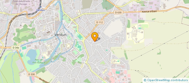 localisation de l'entreprise LE GRAND GARAGE DE L EUROPE à VERDUN