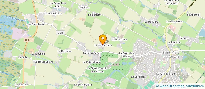 localisation de l'entreprise LE GRAND GAULOIS à SAINT-MARS-DU-DESERT