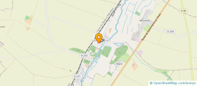 localisation de l'entreprise LE GRAND GITE DE VENDEUVRE  VENDEUVRE