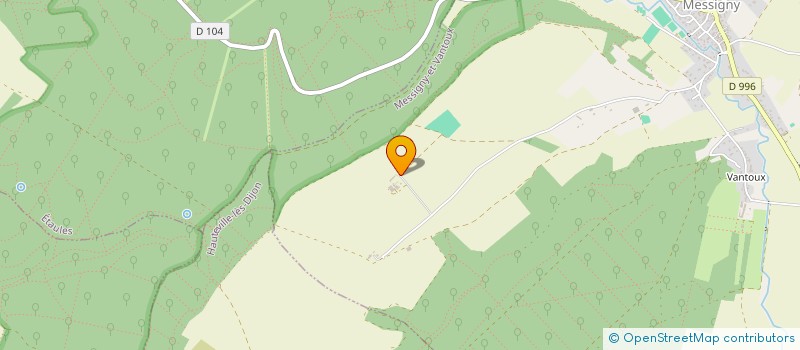 localisation de l'entreprise LE GRAND HANGAR  MESSIGNY ET VANTOUX