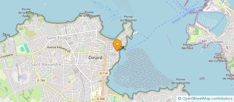 localisation de l'entreprise LE GRAND HOTEL DE DINARD à DINARD