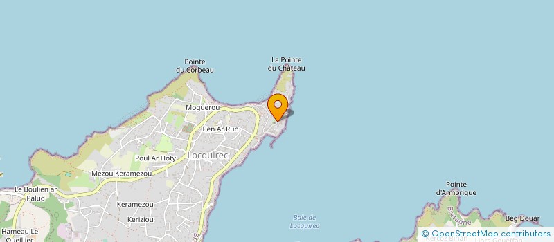 localisation de l'entreprise LE GRAND HOTEL DES BAINS  LOCQUIREC
