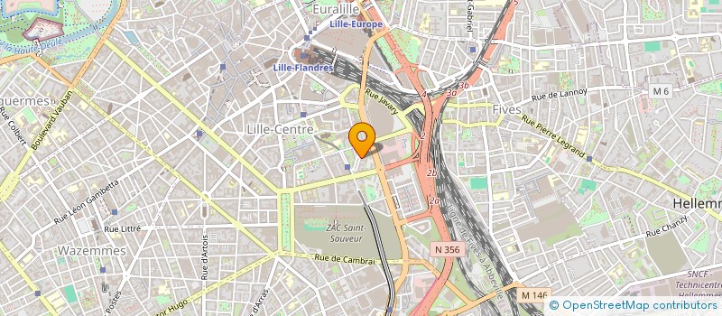 localisation de l'entreprise LE GRAND HUIT à LILLE