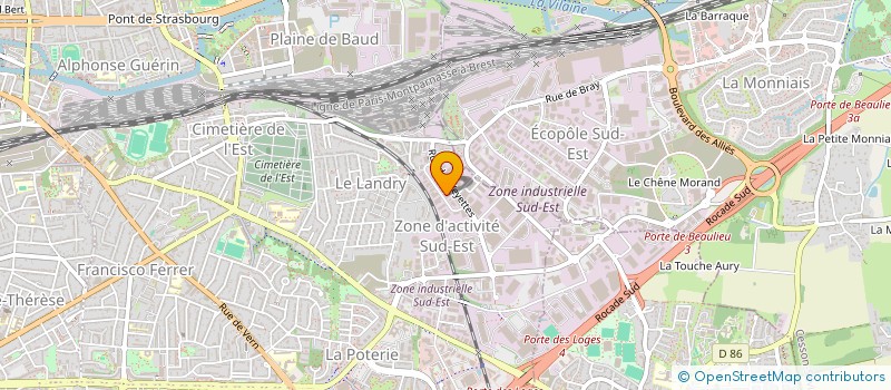 localisation de l'entreprise LE GRAND HUIT à RENNES