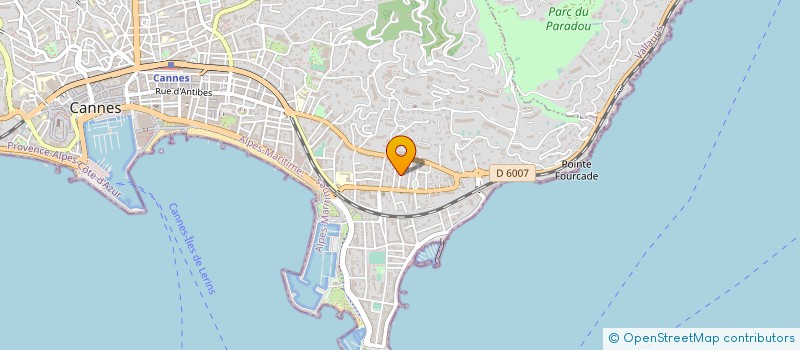 localisation de l'entreprise LE GRAND JARDIN à CANNES