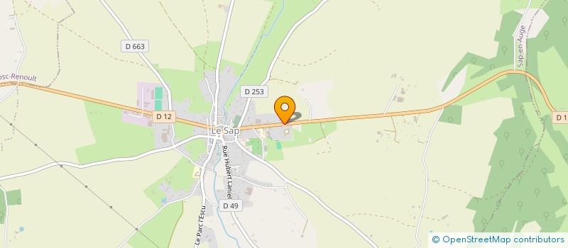 localisation de l'entreprise LE GRAND JARDIN à SAP-EN-AUGE