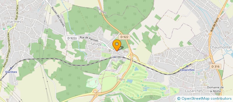 localisation de l'entreprise LE GRAND JARDIN à LUZARCHES