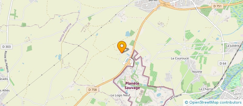 localisation de l'entreprise LE GRAND JARDIN  PORT-SAINT-PERE