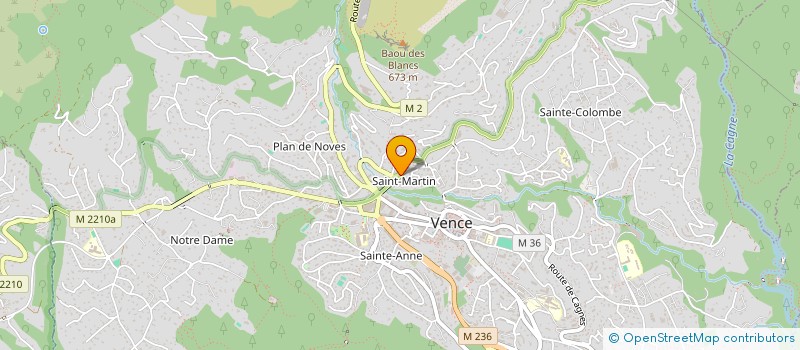 localisation de l'entreprise LE GRAND JARDIN à VENCE