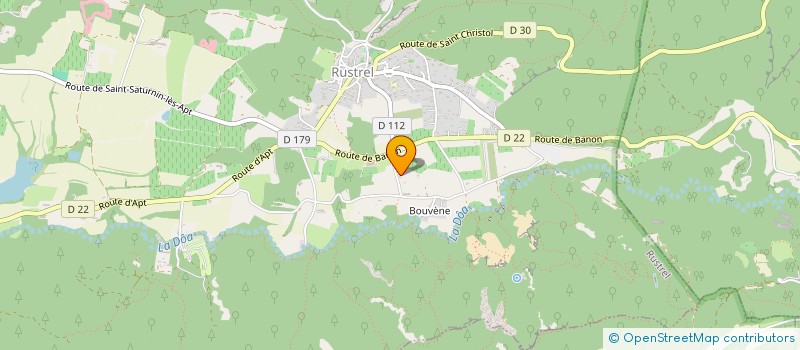 localisation de l'entreprise LE GRAND JAS  RUSTREL