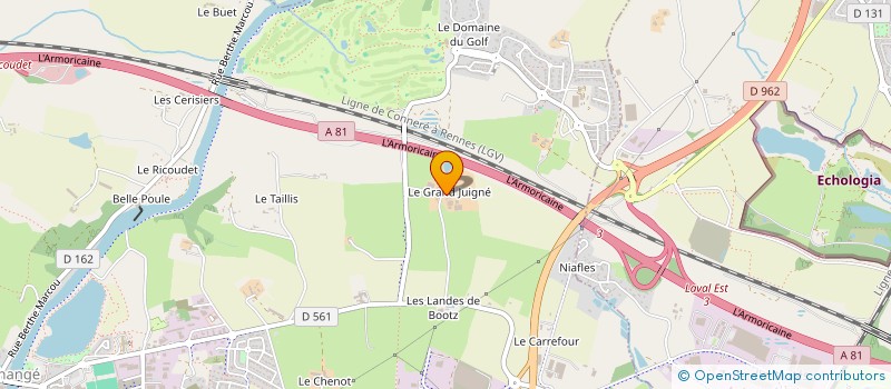 localisation de l'entreprise LE GRAND JOIGNE à CHANGE