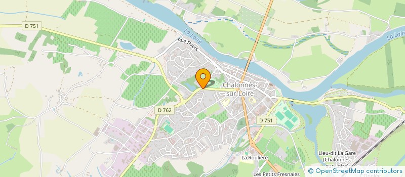 localisation de l'entreprise LE GRAND JOURNAL DES MAUGES à CHALONNES-SUR-LOIRE