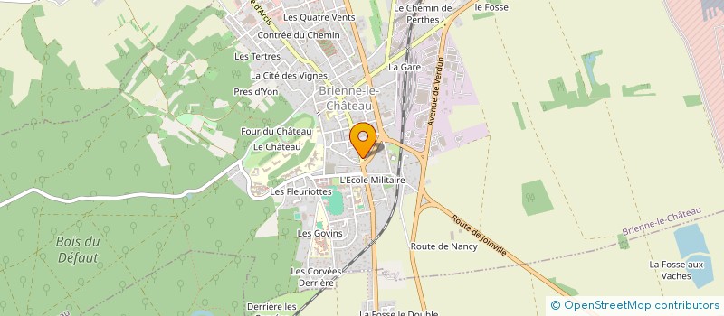 localisation de l'entreprise LE GRAND LAC à BRIENNE-LE-CHATEAU