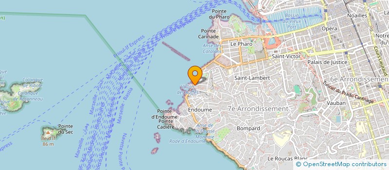 localisation de l'entreprise LE GRAND LARGE à MARSEILLE