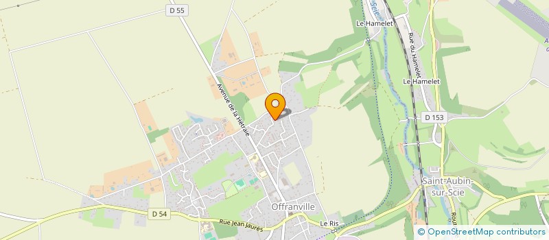 localisation de l'entreprise LE GRAND LARGE  HAUTOT-SUR-MER