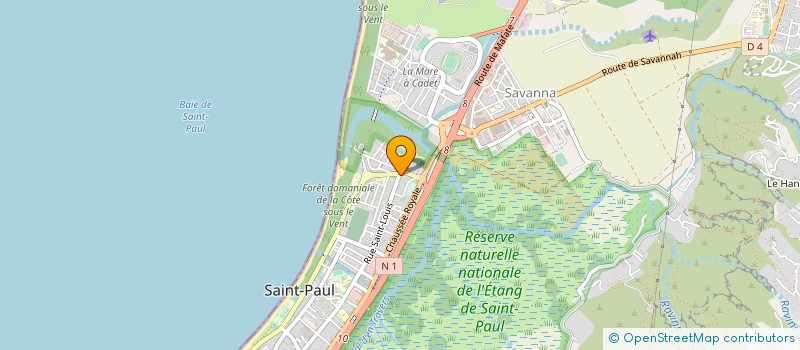localisation de l'entreprise LE GRAND LARGE à SAINT-PAUL