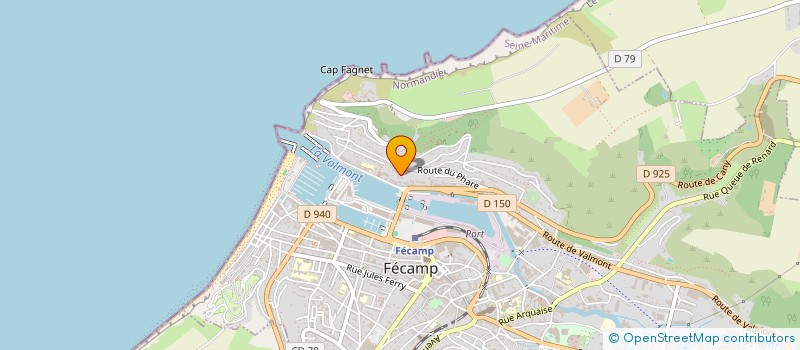 localisation de l'entreprise LE GRAND LARGE à FECAMP