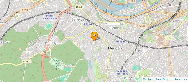 localisation de l'entreprise LE GRAND LARGE à MEUDON