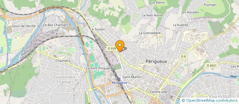localisation de l'entreprise LE GRAND LARGE à PERIGUEUX