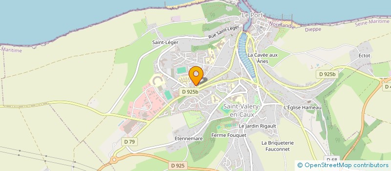 localisation de l'entreprise LE GRAND LARGE IMMO  SAINT-VALERY-EN-CAUX