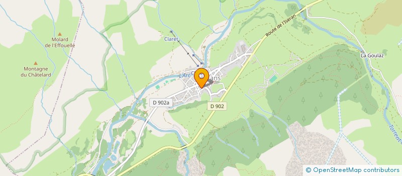 localisation de l'entreprise LE GRAND LOIR GRIS  BESSANS