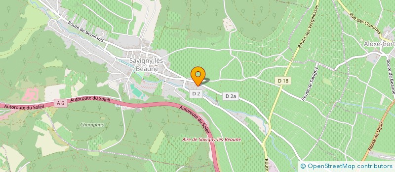 localisation de l'entreprise LE GRAND LOUIS  SAVIGNY-LES-BEAUNE