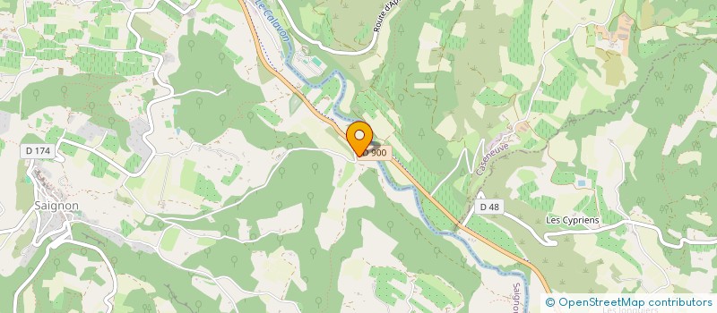 localisation de l'entreprise LE GRAND LUBERON  SAIGNON