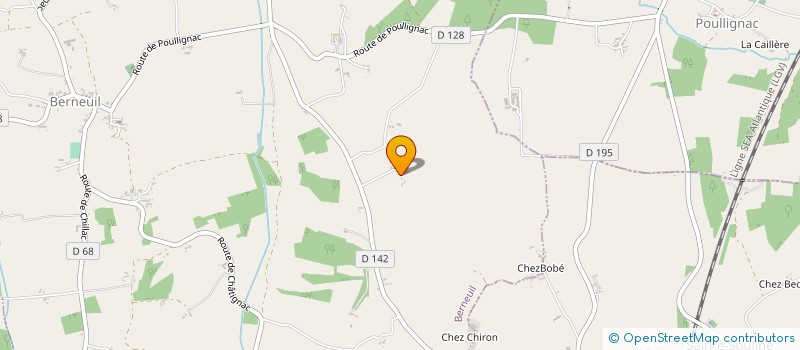 localisation de l'entreprise LE GRAND LUC  BERNEUIL