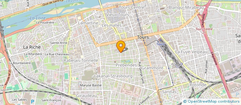 localisation de l'entreprise LE GRAND MAGASIN GENERAL à TOURS