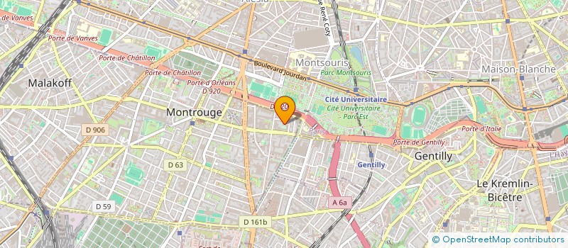 localisation de l'entreprise LE GRAND MANDARIN DE MONTROUGE à MONTROUGE