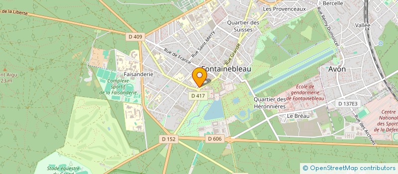 localisation de l'entreprise LE GRAND MARCHE DU VIN à FONTAINEBLEAU