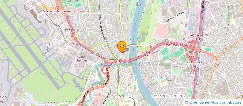 localisation de l'entreprise LE GRAND MARCHE MIRAIL  BLAGNAC