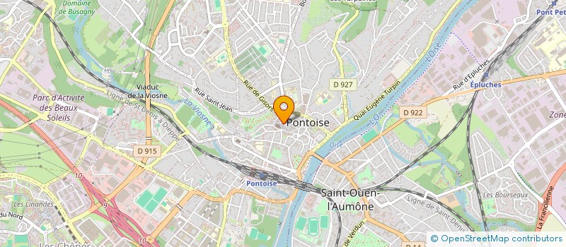 localisation de l'entreprise LE GRAND MARTROY  PONTOISE