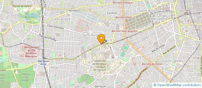 localisation de l'entreprise LE GRAND MAURIAN  BORDEAUX