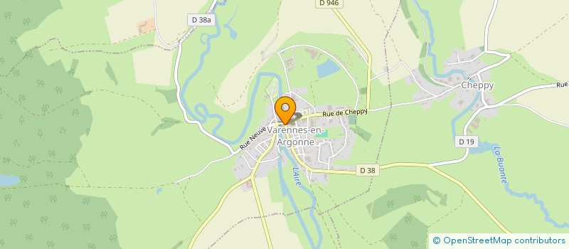 localisation de l'entreprise LE GRAND MONARQUE à VARENNES-EN-ARGONNE