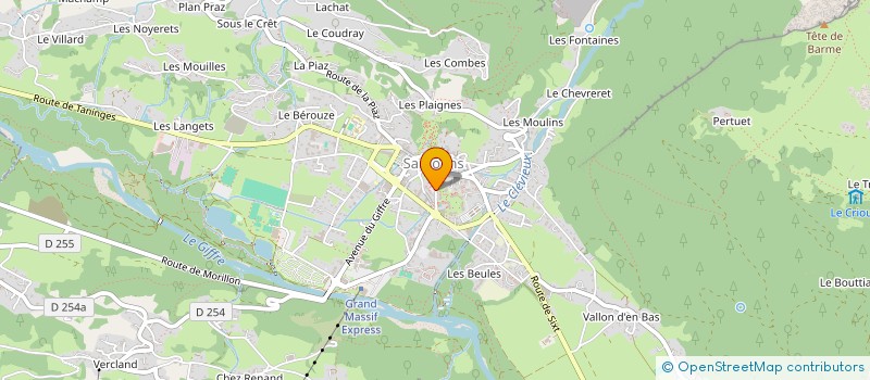 localisation de l'entreprise LE GRAND MONT  SAMOENS