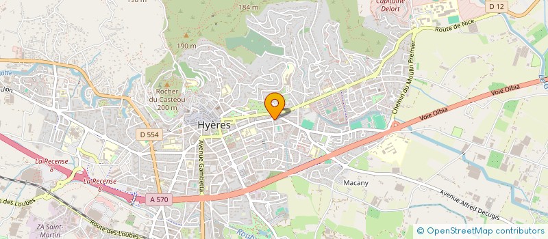 localisation de l'entreprise LE GRAND MORIN  HYERES