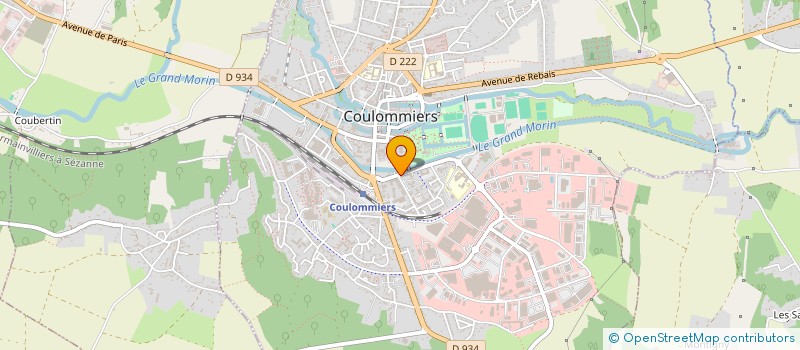 localisation de l'entreprise LE GRAND MORIN à COULOMMIERS