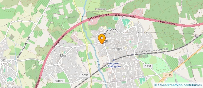 localisation de l'entreprise LE GRAND NOYER à VERGEZE