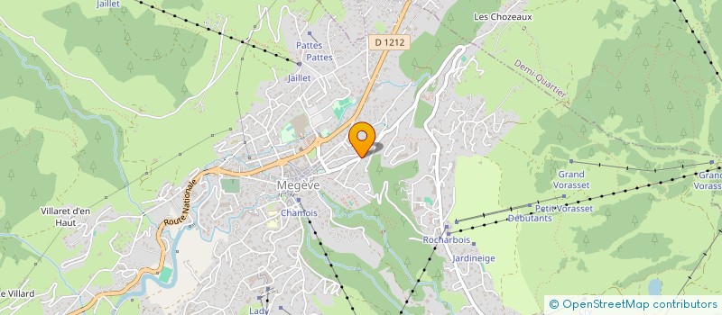 localisation de l'entreprise LE GRAND NUAGE  MEGEVE